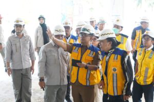 Pj Gubernur Sulbar Pantau  Pengerjaan Rehab Rekon Kantor Gubernur