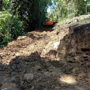 Mitigasi Bencana, Desa Taan Buka Jalur Evakuasi