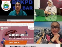 Webinar Pekan Inovasi Seri 1, BPKPD Sulbar Tampilkan Inovasi Aplikasi SIMOTO