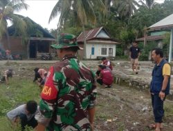 Ajak Generasi Sadar Lingkungan, Pemdes Taan Bersama KKN Unsulbar Galakkan Program Bersih Pasar