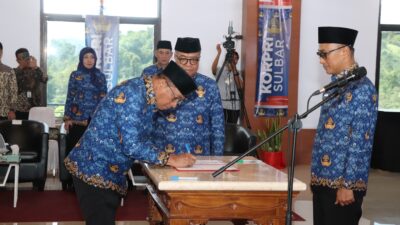 Pengurus Korpri Pemprov Sulbar dan Kabupaten se Sulbar Dikukuhkan