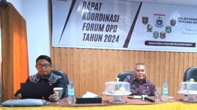 Rakor Forum OPD Dinsos Sulbar, Perkuat Sinergi Merumuskan Program 2025