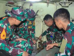 Prajurit Taruna AAL Korps Marinir Jalankan Latihan  Kemudi Ranpur