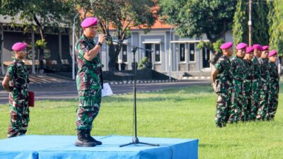 Menkav 2 Marinir Laksanakan Halal Bihalal Hari Raya Idul Fitri