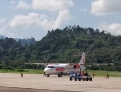 Penerbangan Rute Mamuju- Balikpapan Mulai Melayani Tiga Kali Seminggu, Kado HUT RI Untuk Sulbar