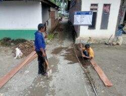 Jalan Dusun Landa-Taan Dikerjakan, Mudahkan Akses Masyarakat