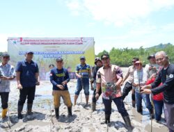 Pj Bahtiar Lanjut Tanam Mangrove di Wisata Pantai Batu Lombeng