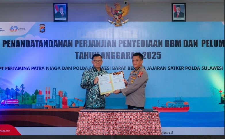 Polda Sulbar dan Pertamina Teken MoU Penyediaan BBM