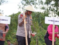 Kapolda Sulbar Tanam Komoditas Pangan Strategis di Botteng