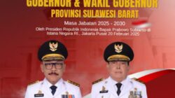 Kapolda Ucapkan Selamat Atas Pelantikan Gubernur dan Wakil Gubernur Sulbar