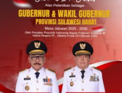 Kapolda Ucapkan Selamat Atas Pelantikan Gubernur dan Wakil Gubernur Sulbar