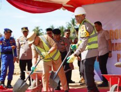 Polda Sulbar Lakukan Peletakan Batu Pertama Pembangunan Perumahan PNPP Polda Sulbar