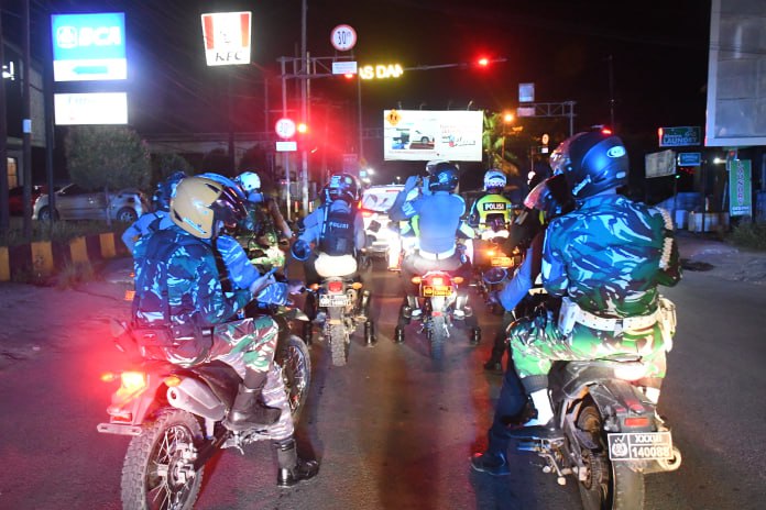 TNI-Polri Kompak Lakukan Patroli Jelang Hari Raya Idul Fitri