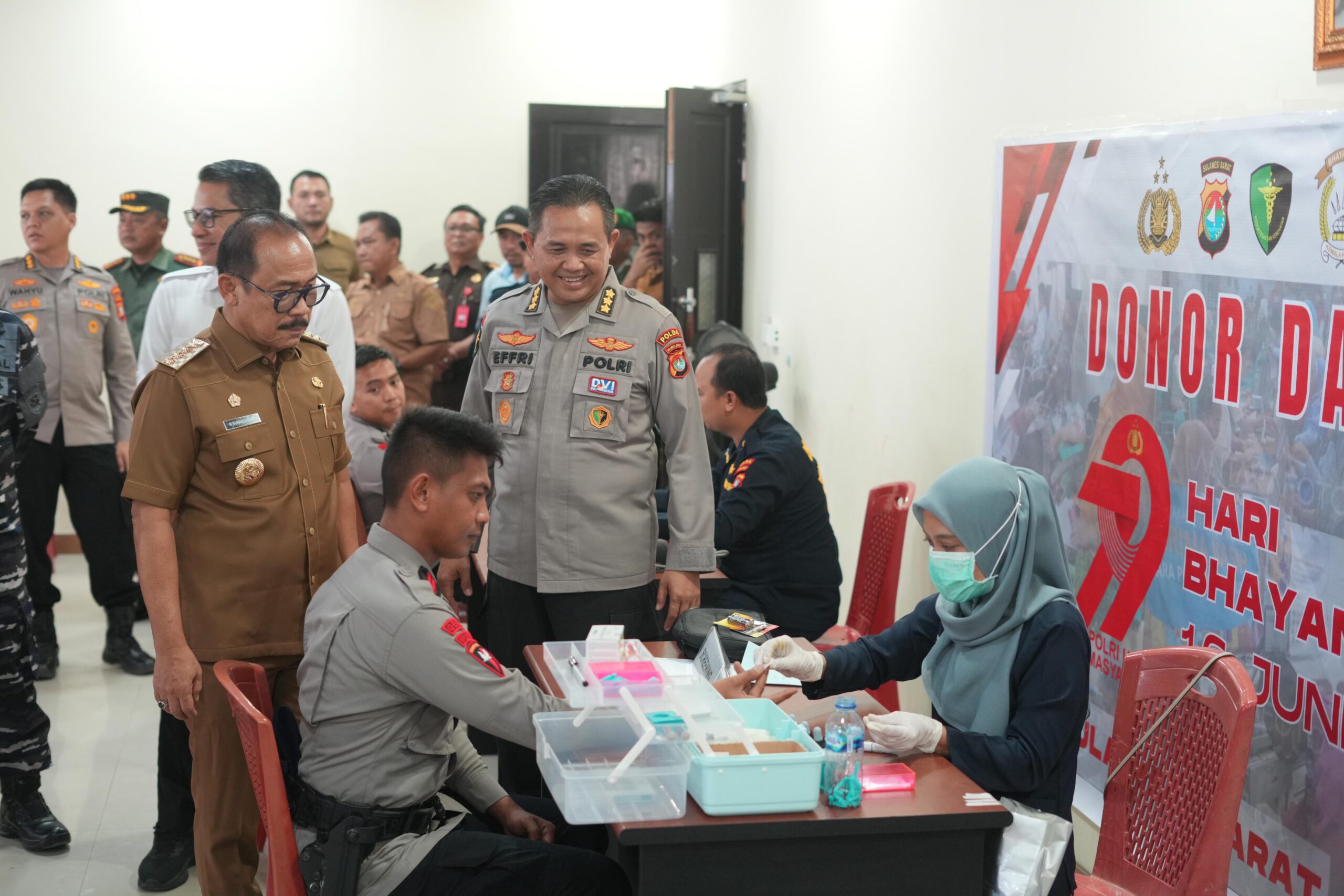 Gubernur SDK Apresiasi Bakti Kesehatan Polda Sulbar