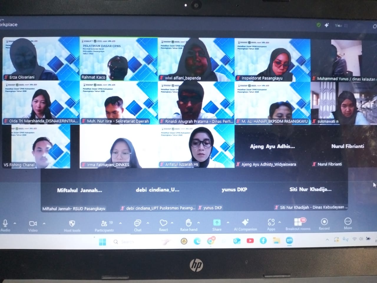 BPSDM Sulbar Lanjutkan Diklat Dasar ASN