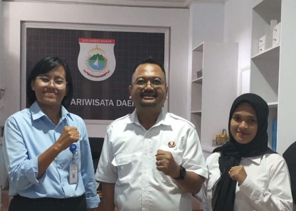 Kadis Pariwisata Sulbar Ajak LPP RRI Mamuju Kolaborasi Kembangkan Sektor Wisata