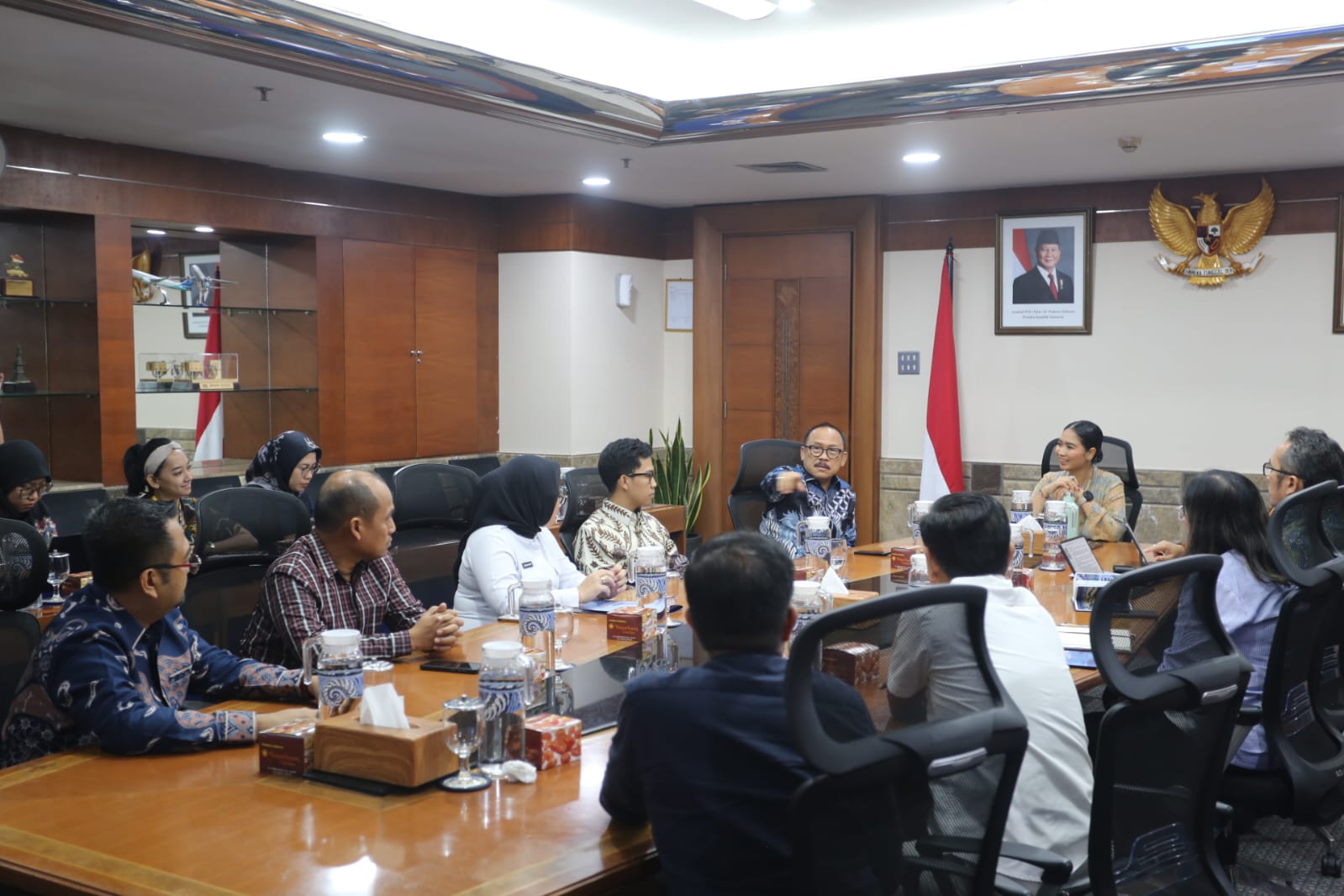 Bertemu Kemenparekraf, Suhardi Duka Harap Sandeq Silumba Masuk Event Internasional