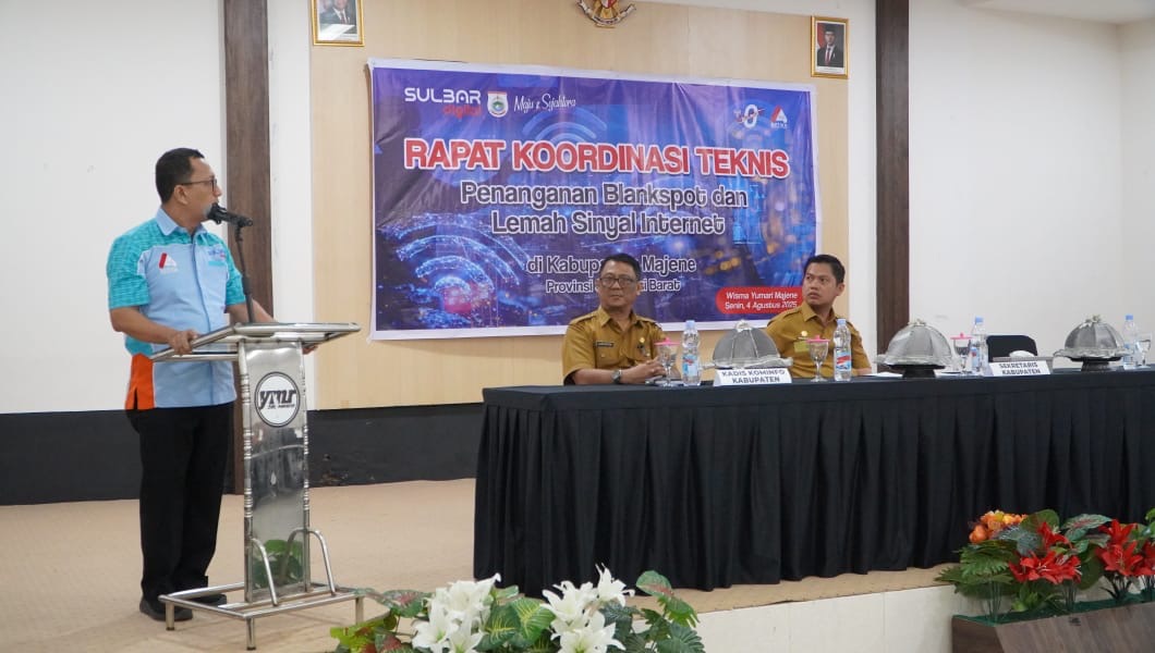 Kominfo Sulbar Sasar 15 Titik untuk Bantuan Jaringan Internet di Majene