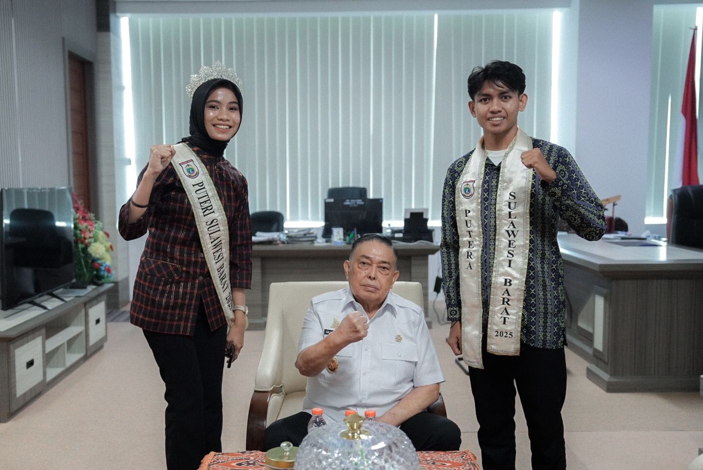 Wagub Sulbar Terima Audiens Perwakilan Duta Pariwisata Sulbar