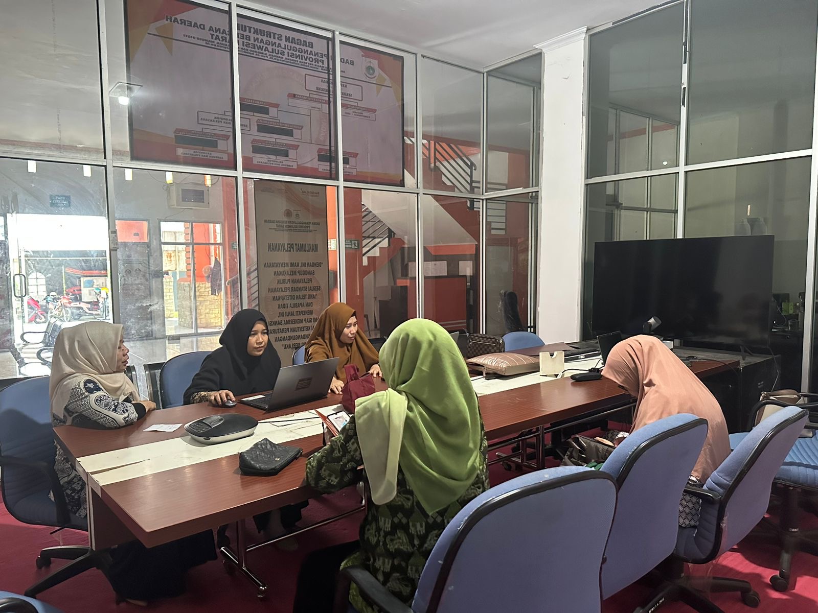 BPBD Sulbar Apresiasi Pendampingan Kearsipan Dinas Perpusip Sulbar