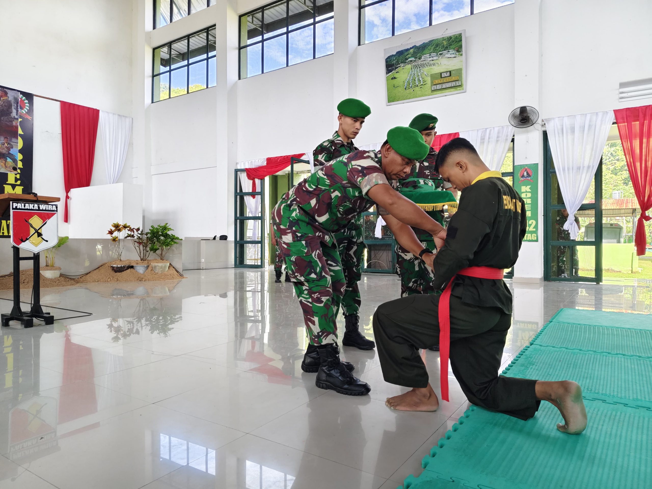 Danrem 142/Tatag Tutup Penataran Latihan Kader Pelatih Pencak Silat Militer TA 2025