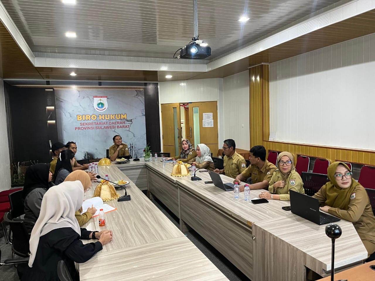 Biro Hukum Pemprov Sulbar Bentuk Tim Konsultasi Produk Hukum di Kabupaten