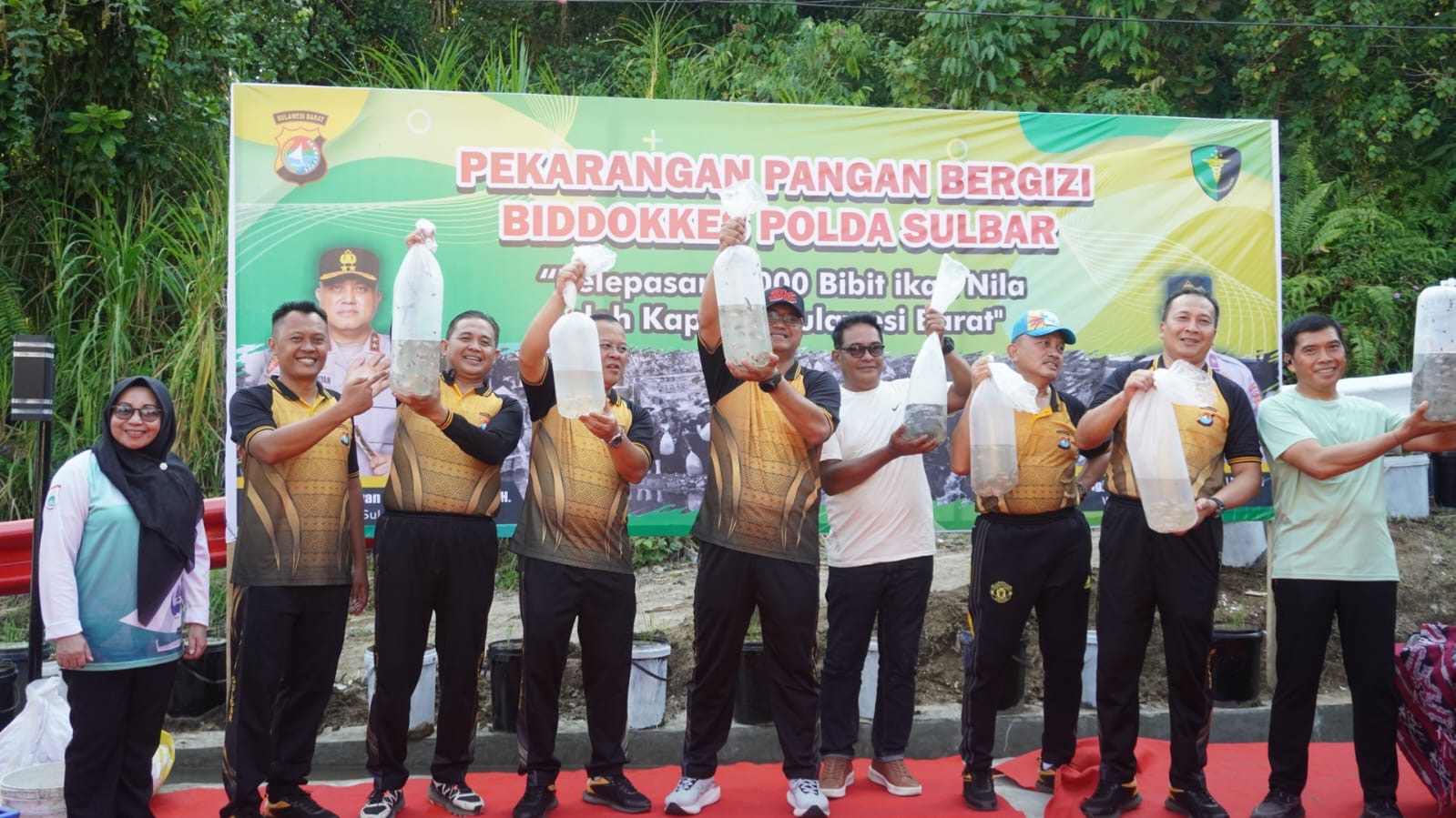 DKP Sulbar dan Polda Sulbar Kolaborasi Bangun Kemandirian Pangan dari Pekarangan*