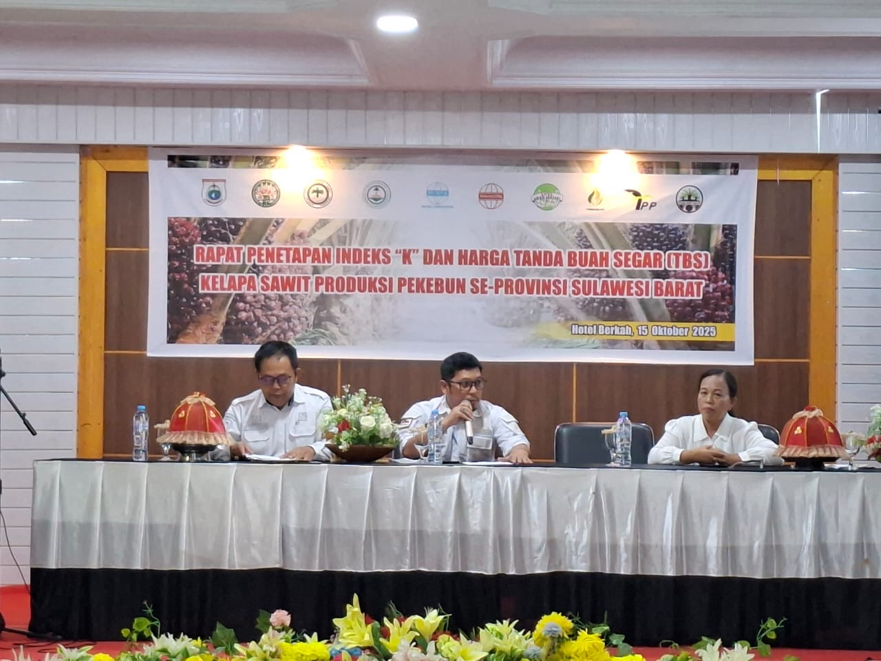 Periode Oktober 2025 , Harga TBS Kelapa Sawit Sulbar Rp 3.258  per Kg