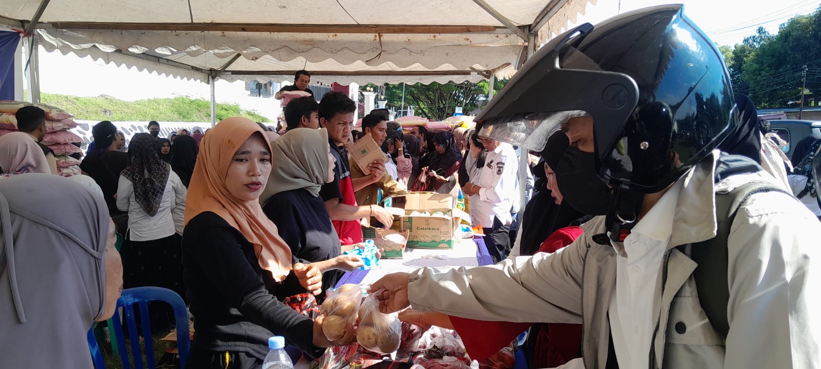 Pemprov Sulbar Kembali Melaksanakan Gerakan Pangan Murah, Layani Masyarakat
