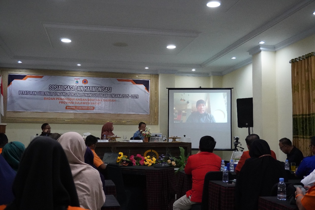 Evaluasi RPB, BPBD Sulbar Hadirkan Praktisi Kebencanaan