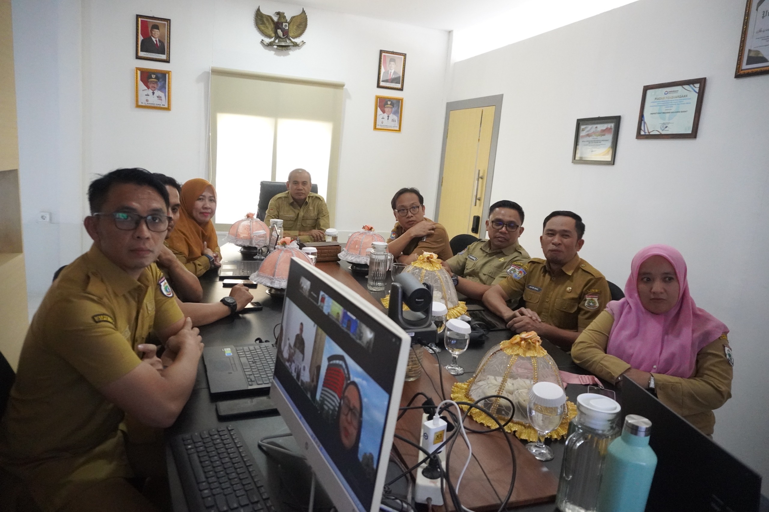 Desa Antikorupsi Sulbar Siap Dukung Pelaksanaan Monitoring dan Uji Petik Desa Antikorupsi oleh KPK RI