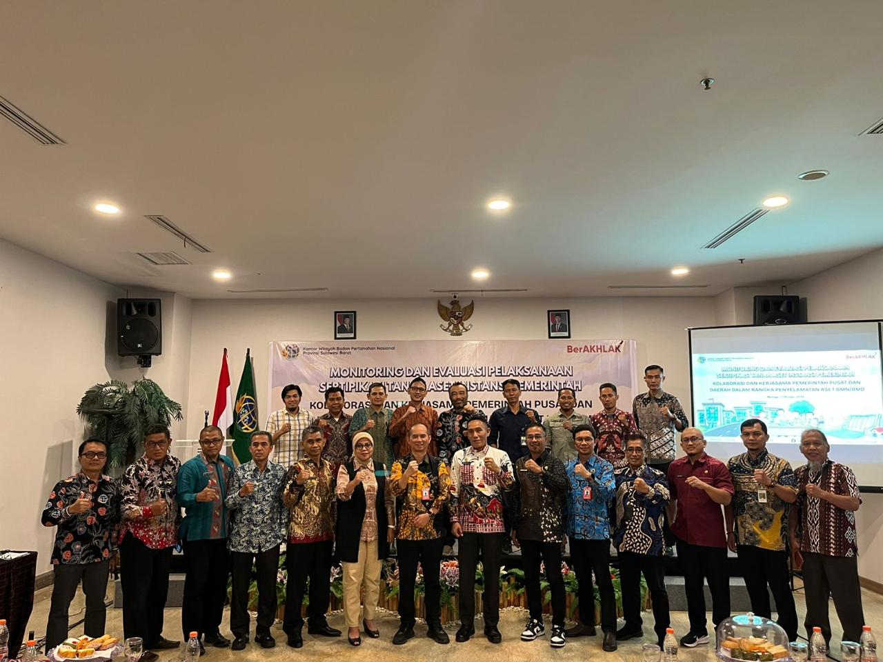 BPKPD Sulbar Hadiri Monev Sertifikasi Tanah