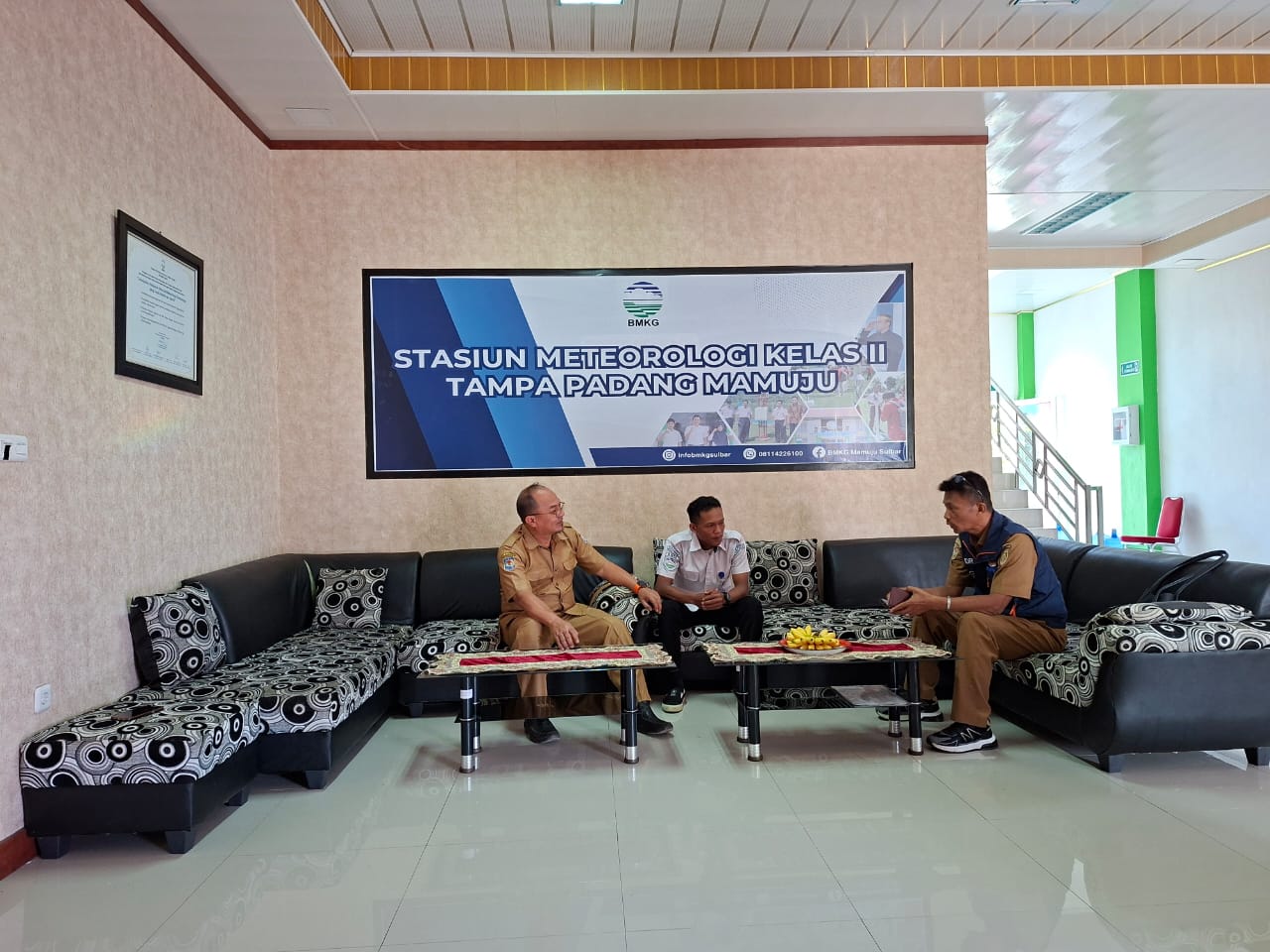BPBD Sulbar- BMKG Mamuju Perkuat Koordinasi Penguatan Data dan Informasi Kebencanaan