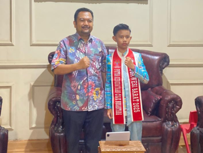 Duta Kebudayaan Cilik Sulawesi Barat Temui Kadis Paeiwisata Sulbar