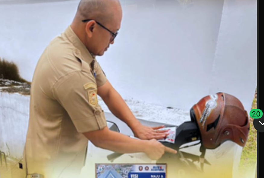 BPKPD Sulbar Bersama Satpol PP Lakukan Penertiban Kendaraan Bermotor ASN