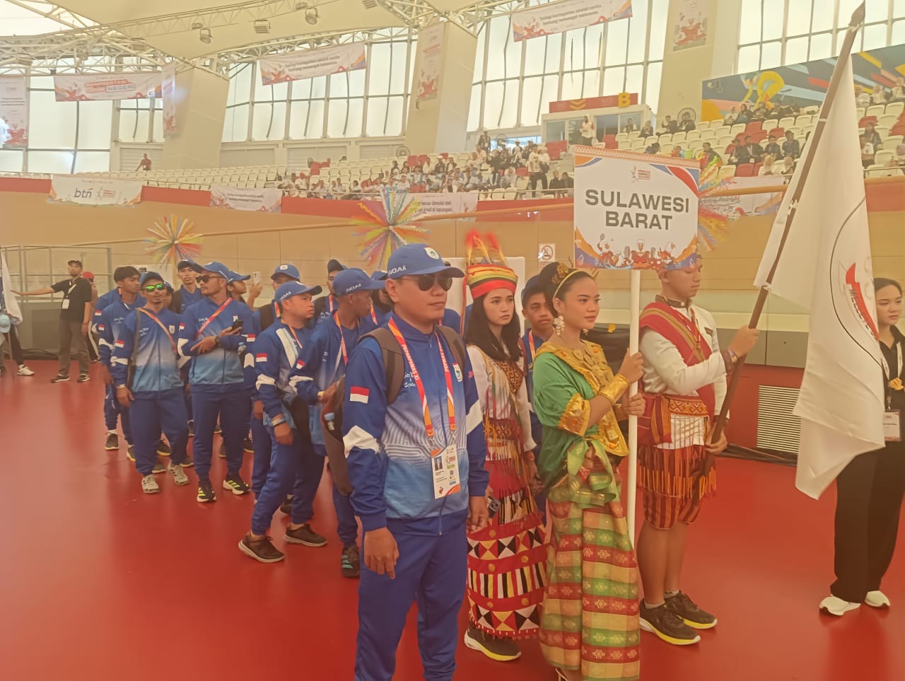 Pembukaan POPNAS XVII dan PEPARNAS XI, Kontingen Sulbar Siap Berlaga